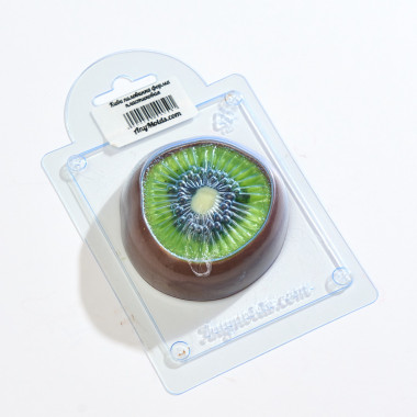 Киви половинка форма пластиковая — ANYMOLDS ПРОИЗВОДСТВО ПЛАСТИКОВЫХ ФОРМ ДЛЯ МЫЛА, ШОКОЛАДА, ГИПСА