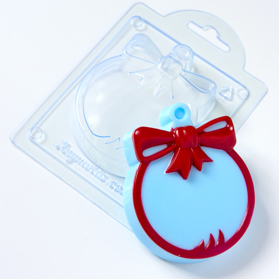 Шар Новогодний форма пластиковая фото 1 — ANYMOLDS ПРОИЗВОДСТВО ПЛАСТИКОВЫХ ФОРМ ДЛЯ МЫЛА, ШОКОЛАДА, ГИПСА