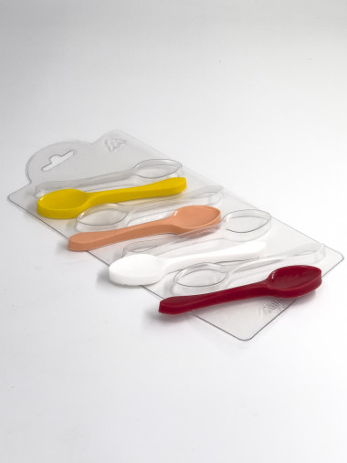 Ложечки форма пластиковая — ANYMOLDS ПРОИЗВОДСТВО ПЛАСТИКОВЫХ ФОРМ ДЛЯ МЫЛА, ШОКОЛАДА, ГИПСА