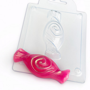 Конфета с орнаментом форма пластиковая — ANYMOLDS ПРОИЗВОДСТВО ПЛАСТИКОВЫХ ФОРМ ДЛЯ МЫЛА, ШОКОЛАДА, ГИПСА