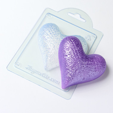 Сердечко из ниток форма пластиковая — ANYMOLDS ПРОИЗВОДСТВО ПЛАСТИКОВЫХ ФОРМ ДЛЯ МЫЛА, ШОКОЛАДА, ГИПСА