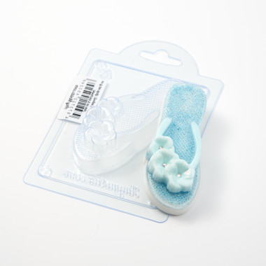 Шлепанцы (правый) форма пластиковая — ANYMOLDS ПРОИЗВОДСТВО ПЛАСТИКОВЫХ ФОРМ ДЛЯ МЫЛА, ШОКОЛАДА, ГИПСА