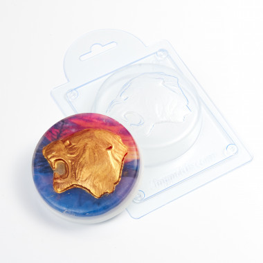 Рычащий тигр форма пластиковая — ANYMOLDS ПРОИЗВОДСТВО ПЛАСТИКОВЫХ ФОРМ ДЛЯ МЫЛА, ШОКОЛАДА, ГИПСА