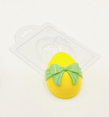 Яйцо с бантом форма пластиковая — ANYMOLDS ПРОИЗВОДСТВО ПЛАСТИКОВЫХ ФОРМ ДЛЯ МЫЛА, ШОКОЛАДА, ГИПСА