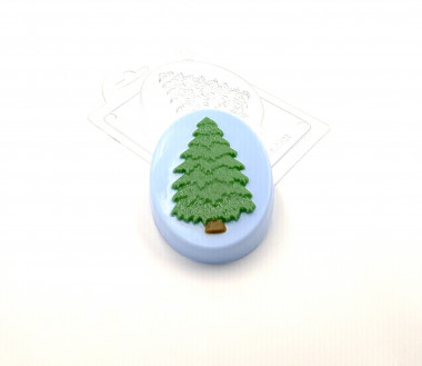 Елка на овале форма пластиковая — ANYMOLDS ПРОИЗВОДСТВО ПЛАСТИКОВЫХ ФОРМ ДЛЯ МЫЛА, ШОКОЛАДА, ГИПСА