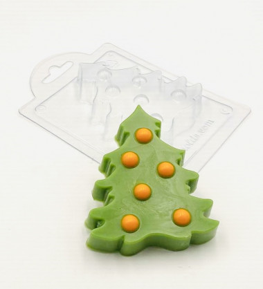 Елка с игрушками форма пластиковая — ANYMOLDS ПРОИЗВОДСТВО ПЛАСТИКОВЫХ ФОРМ ДЛЯ МЫЛА, ШОКОЛАДА, ГИПСА