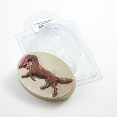 Охотничья собака форма пластиковая — ANYMOLDS ПРОИЗВОДСТВО ПЛАСТИКОВЫХ ФОРМ ДЛЯ МЫЛА, ШОКОЛАДА, ГИПСА