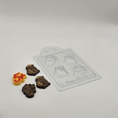 Премудрая сова, пятерка с плюсом мини форма пластиковая — ANYMOLDS ПРОИЗВОДСТВО ПЛАСТИКОВЫХ ФОРМ ДЛЯ МЫЛА, ШОКОЛАДА, ГИПСА