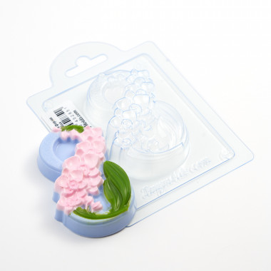 8 марта орхидея форма пластиковая — ANYMOLDS ПРОИЗВОДСТВО ПЛАСТИКОВЫХ ФОРМ ДЛЯ МЫЛА, ШОКОЛАДА, ГИПСА