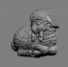 Овечка с бантом форма пластиковая для мыла и шоколада фото 2 &mdash; ANYMOLDS ПРОИЗВОДСТВО ПЛАСТИКОВЫХ ФОРМ ДЛЯ МЫЛА, ШОКОЛАДА, ГИПСА