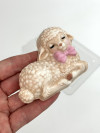 Овечка с бантом форма пластиковая для мыла и шоколада фото 3 &mdash; ANYMOLDS ПРОИЗВОДСТВО ПЛАСТИКОВЫХ ФОРМ ДЛЯ МЫЛА, ШОКОЛАДА, ГИПСА