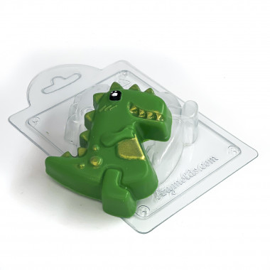 Динозаврик форма пластиковая — ANYMOLDS ПРОИЗВОДСТВО ПЛАСТИКОВЫХ ФОРМ ДЛЯ МЫЛА, ШОКОЛАДА, ГИПСА