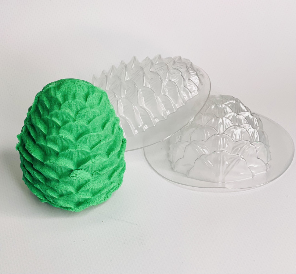 Шишка для бомбочки форма фото 1 — ANYMOLDS ПРОИЗВОДСТВО ПЛАСТИКОВЫХ ФОРМ ДЛЯ МЫЛА, ШОКОЛАДА, ГИПСА