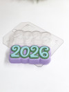2026 год Цифры форма пластиковая для мыла и шоколада фото 3 — ANYMOLDS ПРОИЗВОДСТВО ПЛАСТИКОВЫХ ФОРМ ДЛЯ МЫЛА, ШОКОЛАДА, ГИПСА