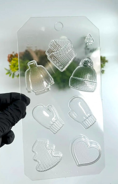 Вязаные мини форма пластиковая для шоколада и мыла — ANYMOLDS ПРОИЗВОДСТВО ПЛАСТИКОВЫХ ФОРМ ДЛЯ МЫЛА, ШОКОЛАДА, ГИПСА