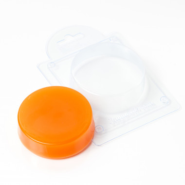 Круг средний (d 83 h 20), форма пластиковая — ANYMOLDS ПРОИЗВОДСТВО ПЛАСТИКОВЫХ ФОРМ ДЛЯ МЫЛА, ШОКОЛАДА, ГИПСА