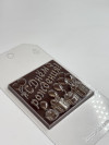 С днем рождения 10*10 см форма пластиковая для шоколада фото 6 &mdash; ANYMOLDS ПРОИЗВОДСТВО ПЛАСТИКОВЫХ ФОРМ ДЛЯ МЫЛА, ШОКОЛАДА, ГИПСА