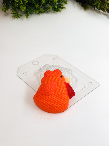 Курочка вязаная форма пластиковая для мыла и шоколада &mdash; ANYMOLDS ПРОИЗВОДСТВО ПЛАСТИКОВЫХ ФОРМ ДЛЯ МЫЛА, ШОКОЛАДА, ГИПСА