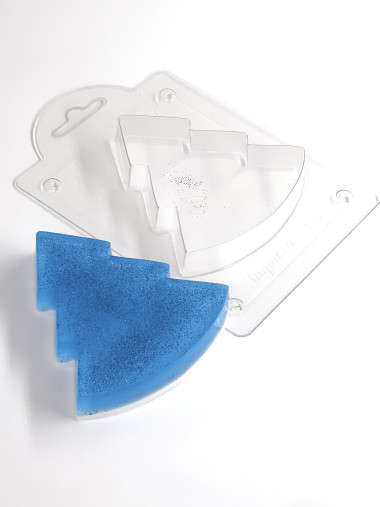 Елочка плоская форма пластиковая — ANYMOLDS ПРОИЗВОДСТВО ПЛАСТИКОВЫХ ФОРМ ДЛЯ МЫЛА, ШОКОЛАДА, ГИПСА