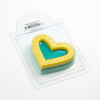 Сердце сквозное форма пластиковая — ANYMOLDS ПРОИЗВОДСТВО ПЛАСТИКОВЫХ ФОРМ ДЛЯ МЫЛА, ШОКОЛАДА, ГИПСА
