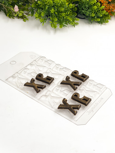 ХВ буквы к пасхе форма пластиковая для шоколада — ANYMOLDS ПРОИЗВОДСТВО ПЛАСТИКОВЫХ ФОРМ ДЛЯ МЫЛА, ШОКОЛАДА, ГИПСА