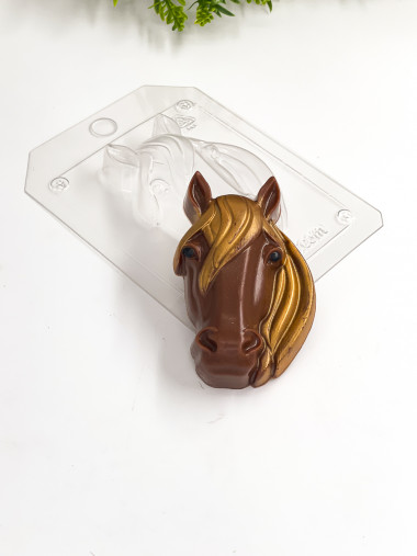 Голова Лошади форма пластиковая для мыла и шоколада — ANYMOLDS ПРОИЗВОДСТВО ПЛАСТИКОВЫХ ФОРМ ДЛЯ МЫЛА, ШОКОЛАДА, ГИПСА