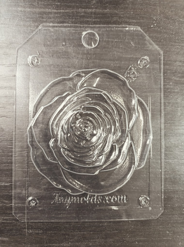Цветок розы форма пластиковая для мыла и шоколада &mdash; ANYMOLDS ПРОИЗВОДСТВО ПЛАСТИКОВЫХ ФОРМ ДЛЯ МЫЛА, ШОКОЛАДА, ГИПСА