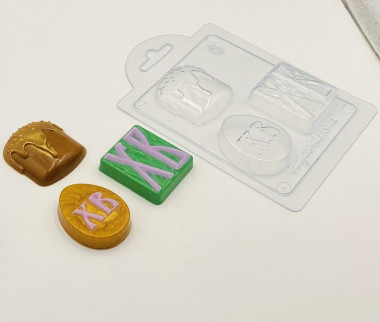 Пасха мини форма пластиковая — ANYMOLDS ПРОИЗВОДСТВО ПЛАСТИКОВЫХ ФОРМ ДЛЯ МЫЛА, ШОКОЛАДА, ГИПСА