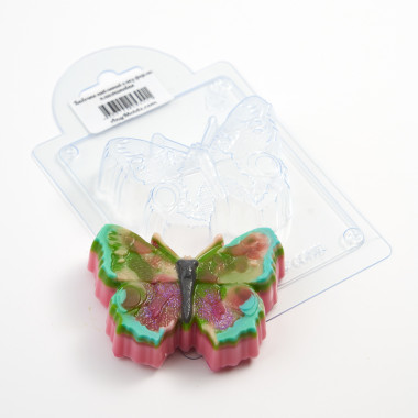 Бабочка павлиний глаз форма пластиковая — ANYMOLDS ПРОИЗВОДСТВО ПЛАСТИКОВЫХ ФОРМ ДЛЯ МЫЛА, ШОКОЛАДА, ГИПСА