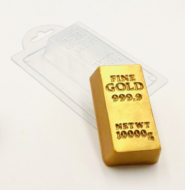 Слиток золота форма пластиковая — ANYMOLDS ПРОИЗВОДСТВО ПЛАСТИКОВЫХ ФОРМ ДЛЯ МЫЛА, ШОКОЛАДА, ГИПСА