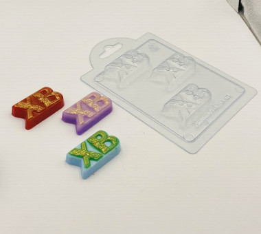 ХВ с цветочками мини форма пластиковая — ANYMOLDS ПРОИЗВОДСТВО ПЛАСТИКОВЫХ ФОРМ ДЛЯ МЫЛА, ШОКОЛАДА, ГИПСА