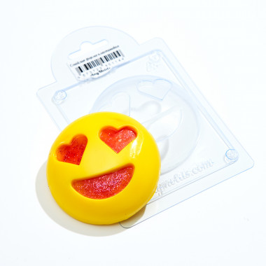 Смайлик форма пластиковая — ANYMOLDS ПРОИЗВОДСТВО ПЛАСТИКОВЫХ ФОРМ ДЛЯ МЫЛА, ШОКОЛАДА, ГИПСА