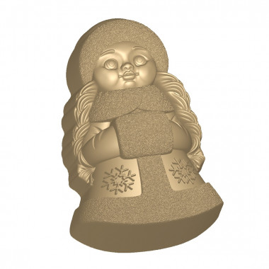 Снегурочка форма пластиковая V3 &mdash; ANYMOLDS ПРОИЗВОДСТВО ПЛАСТИКОВЫХ ФОРМ ДЛЯ МЫЛА, ШОКОЛАДА, ГИПСА