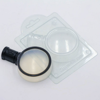 Лупа форма пластиковая — ANYMOLDS ПРОИЗВОДСТВО ПЛАСТИКОВЫХ ФОРМ ДЛЯ МЫЛА, ШОКОЛАДА, ГИПСА