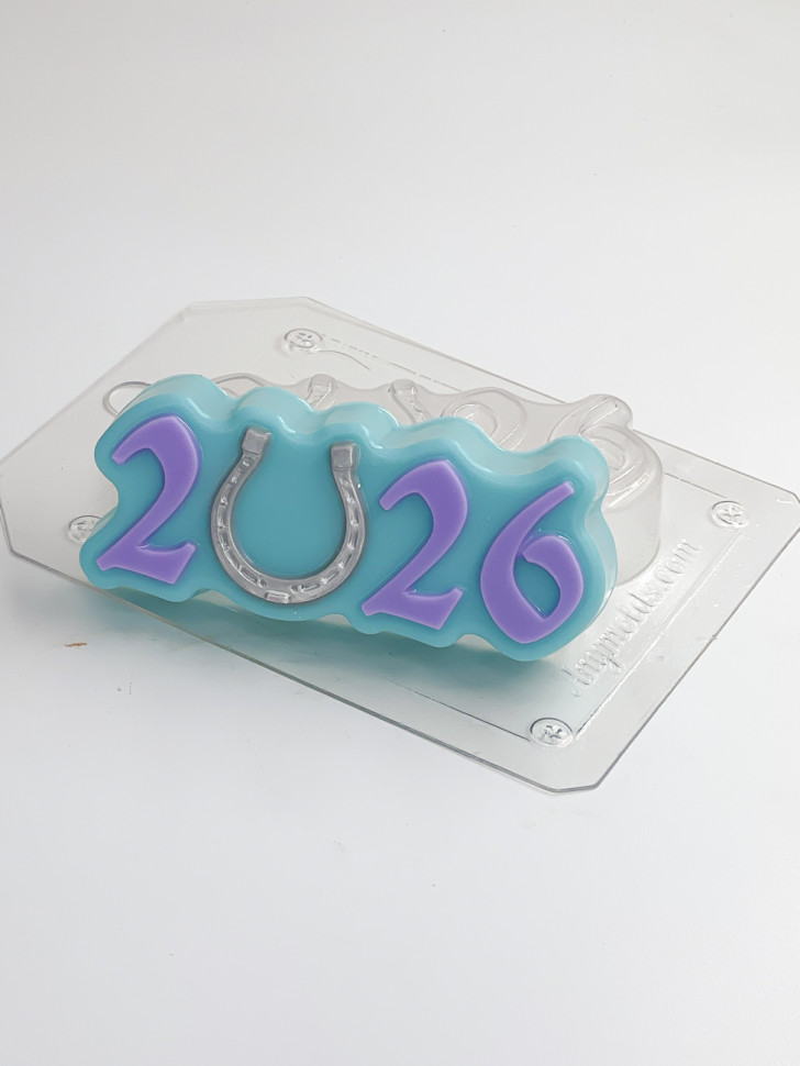2026 с подковой форма пластиковая для мыла и шоколада фото 1 — ANYMOLDS ПРОИЗВОДСТВО ПЛАСТИКОВЫХ ФОРМ ДЛЯ МЫЛА, ШОКОЛАДА, ГИПСА