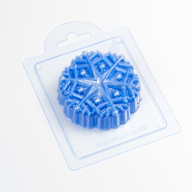 Снежинка Звездочка v2 форма пластиковая — ANYMOLDS ПРОИЗВОДСТВО ПЛАСТИКОВЫХ ФОРМ ДЛЯ МЫЛА, ШОКОЛАДА, ГИПСА