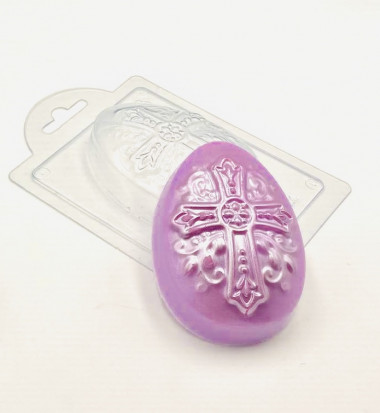 Яйцо Крест форма пластиковая — ANYMOLDS ПРОИЗВОДСТВО ПЛАСТИКОВЫХ ФОРМ ДЛЯ МЫЛА, ШОКОЛАДА, ГИПСА