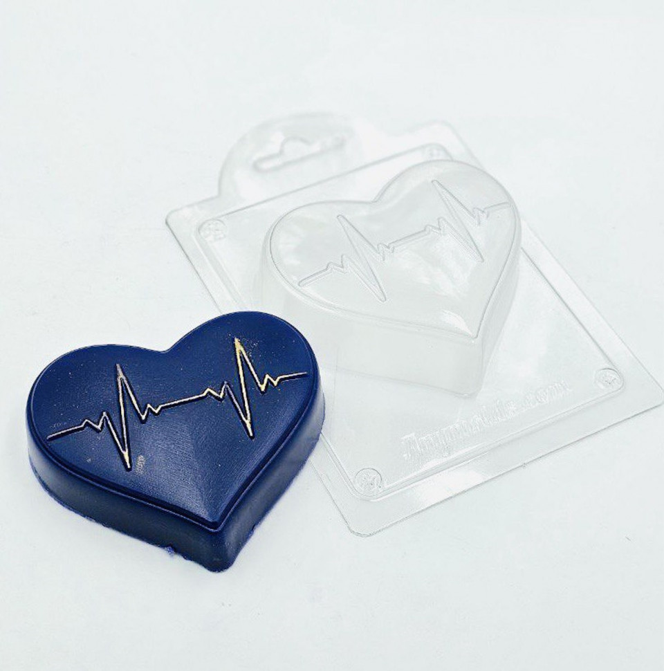 Сердце кардио форма пластиковая фото 1 — ANYMOLDS ПРОИЗВОДСТВО ПЛАСТИКОВЫХ ФОРМ ДЛЯ МЫЛА, ШОКОЛАДА, ГИПСА