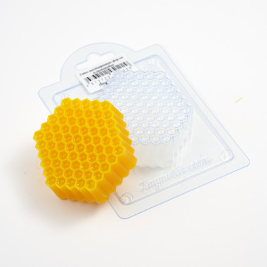 Соты шестигранник  форма пластиковая V2 — ANYMOLDS ПРОИЗВОДСТВО ПЛАСТИКОВЫХ ФОРМ ДЛЯ МЫЛА, ШОКОЛАДА, ГИПСА