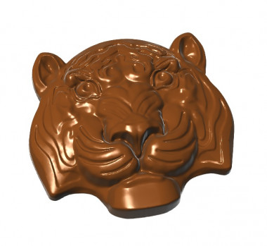Тигра барельеф 2 форма пластиковая — ANYMOLDS ПРОИЗВОДСТВО ПЛАСТИКОВЫХ ФОРМ ДЛЯ МЫЛА, ШОКОЛАДА, ГИПСА