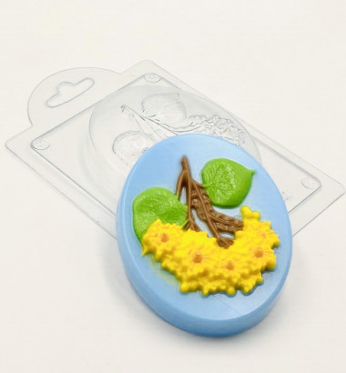 Липа на овале форма пластиковая — ANYMOLDS ПРОИЗВОДСТВО ПЛАСТИКОВЫХ ФОРМ ДЛЯ МЫЛА, ШОКОЛАДА, ГИПСА