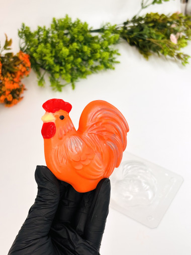 Петушок форма пластиковая для мыла и шоколада &mdash; ANYMOLDS ПРОИЗВОДСТВО ПЛАСТИКОВЫХ ФОРМ ДЛЯ МЫЛА, ШОКОЛАДА, ГИПСА