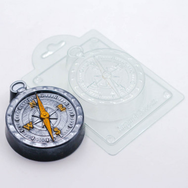 Компас форма пластиковая — ANYMOLDS ПРОИЗВОДСТВО ПЛАСТИКОВЫХ ФОРМ ДЛЯ МЫЛА, ШОКОЛАДА, ГИПСА