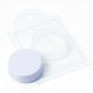 Мини круг (d 62, h17) форма пластиковая — ANYMOLDS ПРОИЗВОДСТВО ПЛАСТИКОВЫХ ФОРМ ДЛЯ МЫЛА, ШОКОЛАДА, ГИПСА