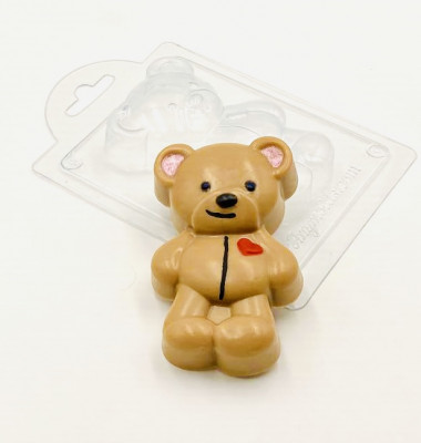 Мишка форма пластиковая — ANYMOLDS ПРОИЗВОДСТВО ПЛАСТИКОВЫХ ФОРМ ДЛЯ МЫЛА, ШОКОЛАДА, ГИПСА