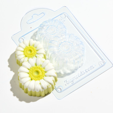 Восьмерка Ромашка форма пластиковая — ANYMOLDS ПРОИЗВОДСТВО ПЛАСТИКОВЫХ ФОРМ ДЛЯ МЫЛА, ШОКОЛАДА, ГИПСА