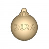 Новогодний шар 2026 форма пластиковая для мыла и шоколада фото 1 — ANYMOLDS ПРОИЗВОДСТВО ПЛАСТИКОВЫХ ФОРМ ДЛЯ МЫЛА, ШОКОЛАДА, ГИПСА