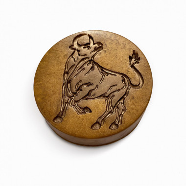 Телец  форма пластиковая — ANYMOLDS ПРОИЗВОДСТВО ПЛАСТИКОВЫХ ФОРМ ДЛЯ МЫЛА, ШОКОЛАДА, ГИПСА