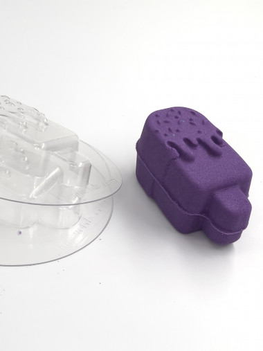 Эскимо в шоколаде комплект (2шт) для бомбочек из пластика — ANYMOLDS ПРОИЗВОДСТВО ПЛАСТИКОВЫХ ФОРМ ДЛЯ МЫЛА, ШОКОЛАДА, ГИПСА