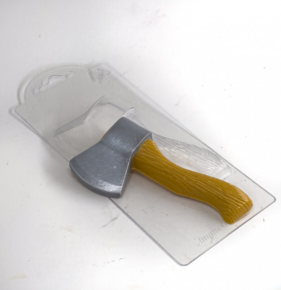 Топор форма пластиковая фото 1 — ANYMOLDS ПРОИЗВОДСТВО ПЛАСТИКОВЫХ ФОРМ ДЛЯ МЫЛА, ШОКОЛАДА, ГИПСА